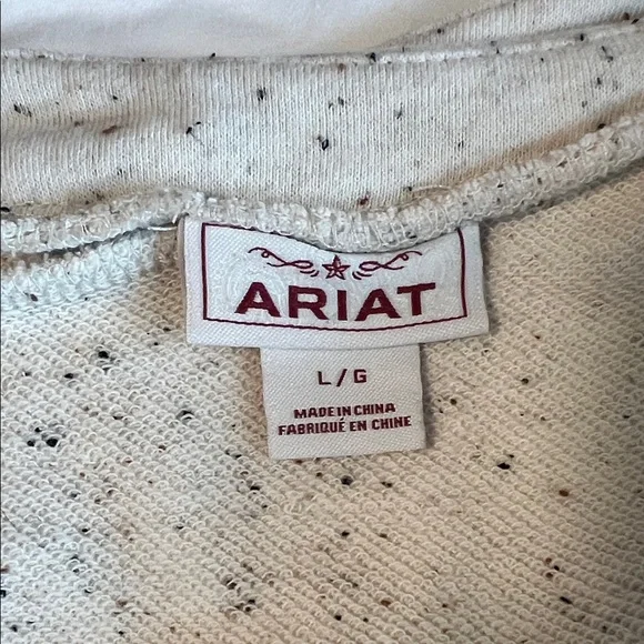 Ariat Western Graphic Cream Sweater - Picture 2 of 4